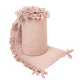 Belisima Muslin Natural Pink Protector cot bumper - Mari Kali Stores Cyprus